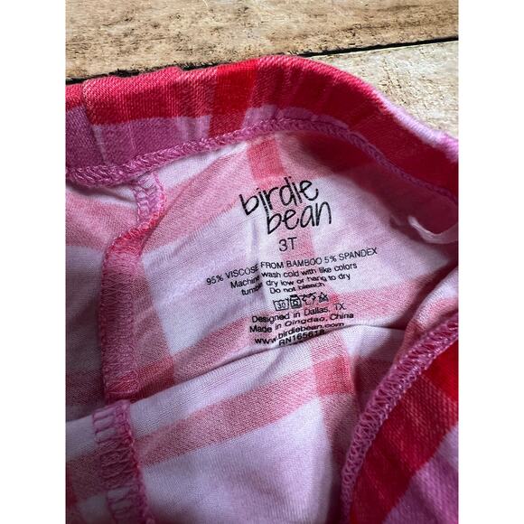 Birdie Bean Red Plaid Pants 3T - Picture 3 of 4